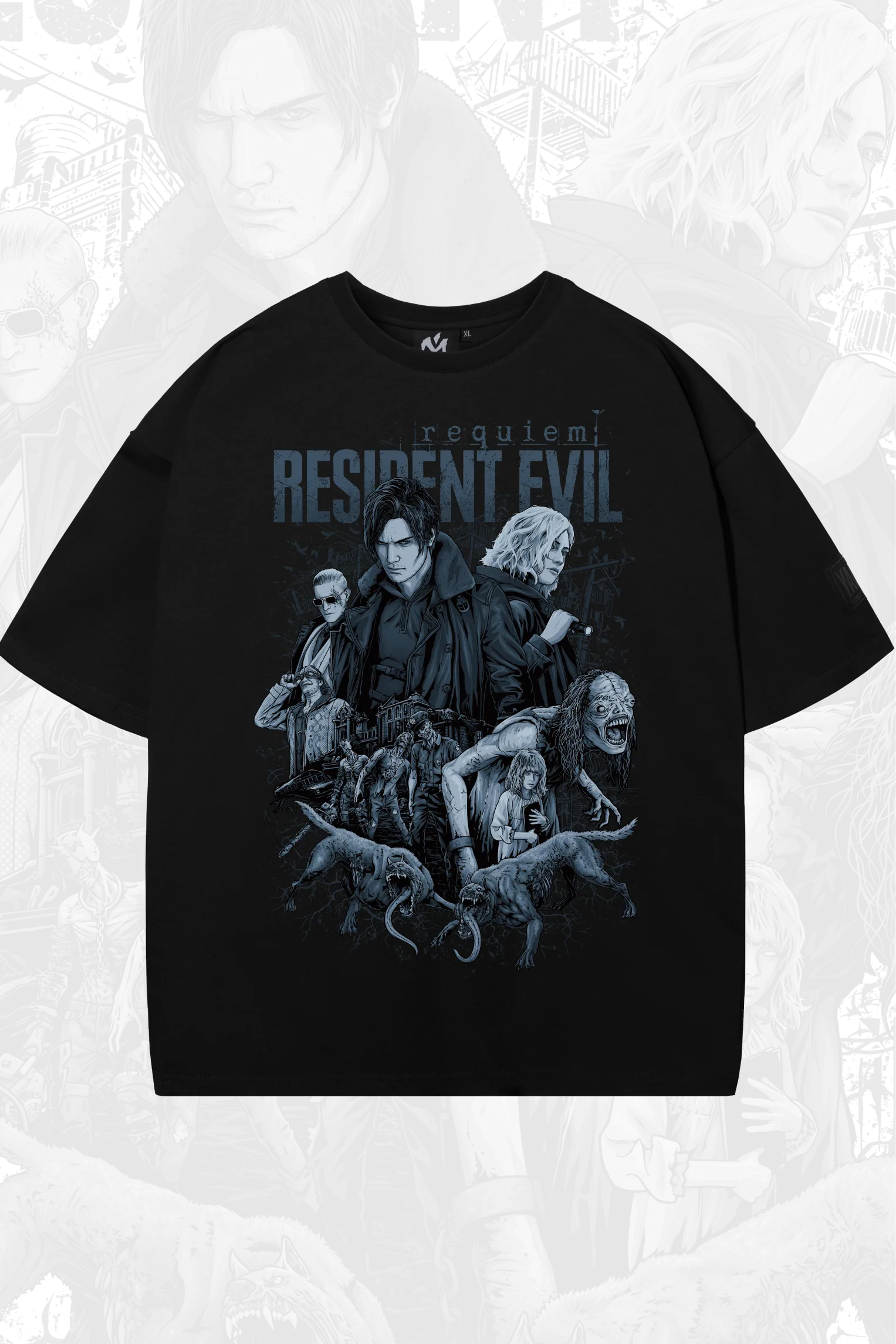 Оверсайз футболка Реквием 1